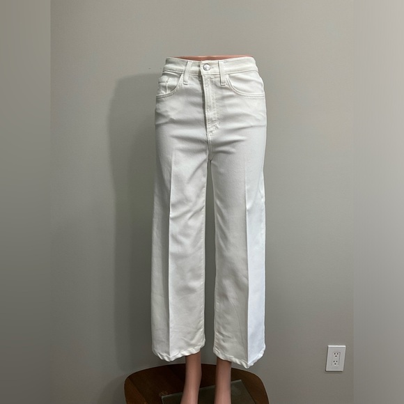 Joe's Jeans White High-Rise Straight Leg Jeans - Picture 3 of 7